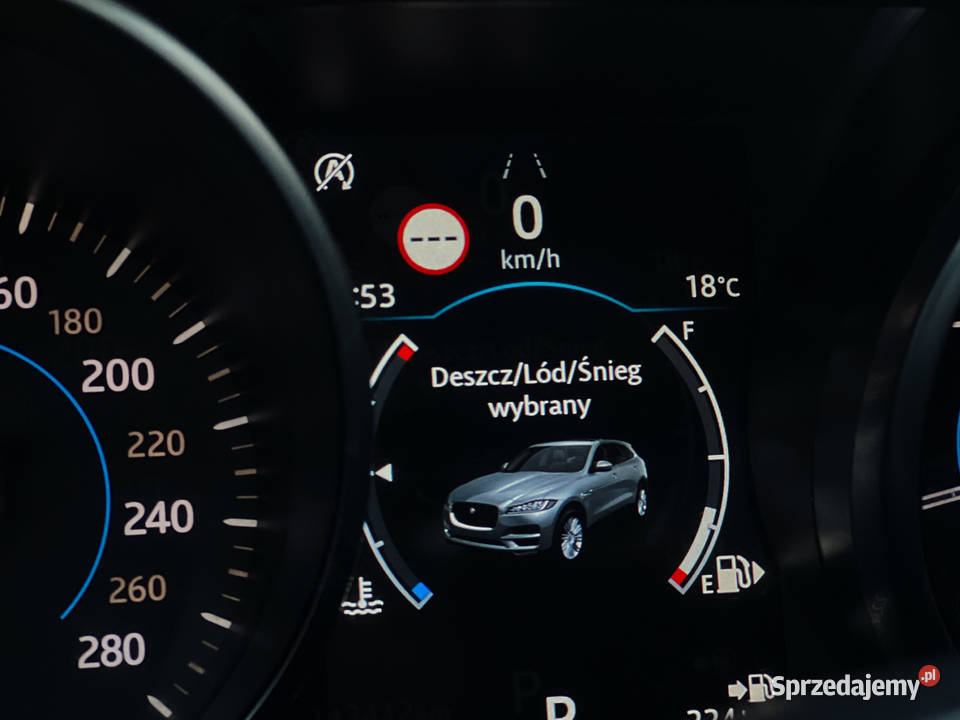 Jaguar FPace 20 Automat Kamera Asystent PRYWATNY czarny Chorzele