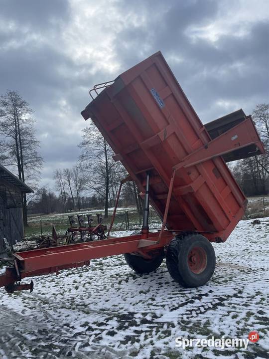 Przyczepa skorupowa 1 osiowa nie tandem