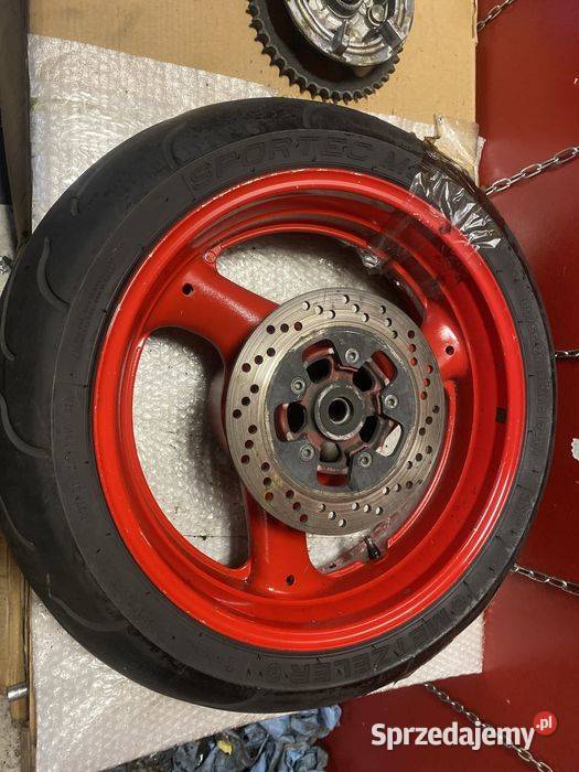 Suzuki GSXR 750 tylne koło felga ośka opona Poznań