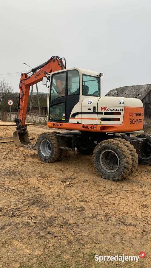 Sprzedam koparkę kołową używaną Schaeff Terex Oleszno