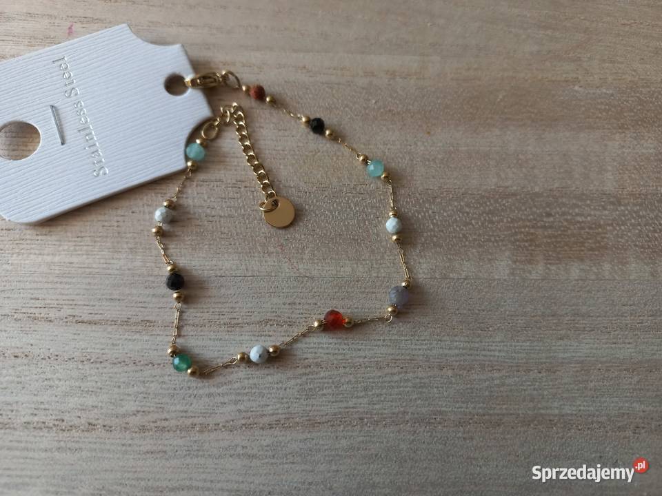 Bransoletka piasek pustyni amazonit onyks Sandomierz