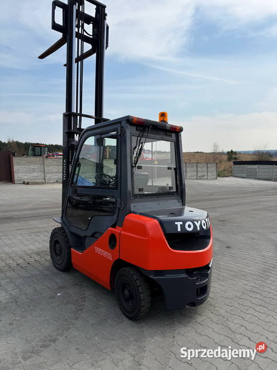 wózek widłowy TOYOTA 8FDF25 diesel 370m kabina Wózki widłowe Wózki widłowe Działoszyn sprzedam