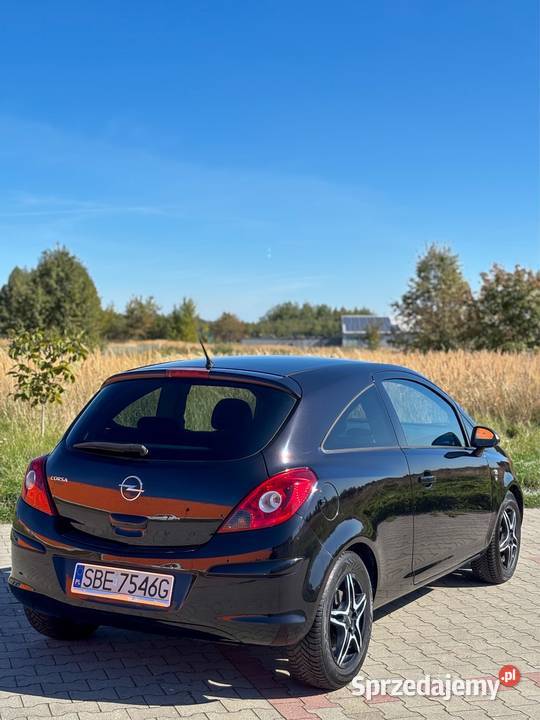 Opel Corsa D 111 2010r Czarny isofix Siemianowice Śląskie sprzedam