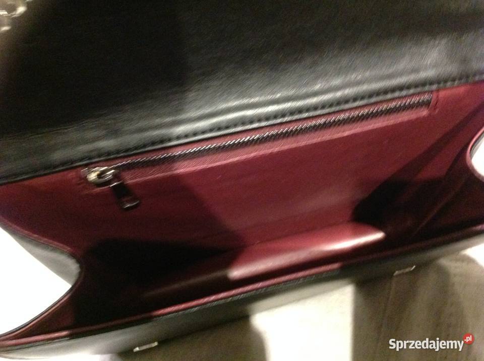 Czarna Torebka Skórzana Damska lubuskie Nowa Sól sprzedam