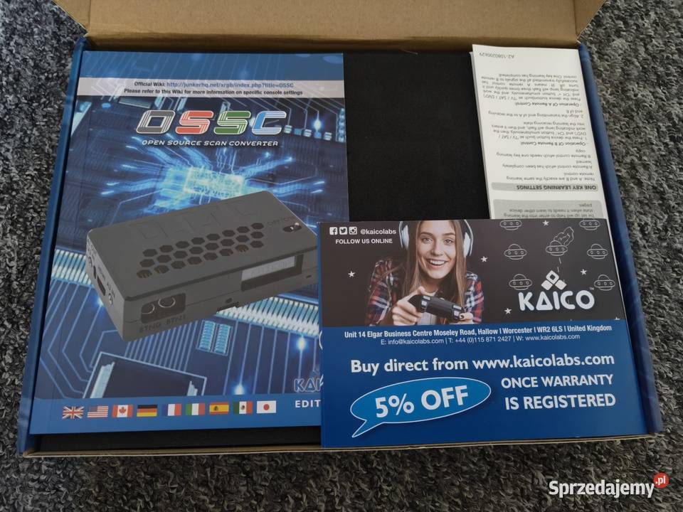 Upscaler retro ossc do konsol retro Bobolice