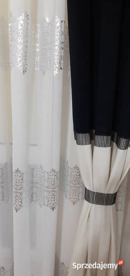 Zasłony velvet ecru Mława