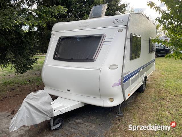 BEZWYPADKOWA Przyczepa kempingowa Hobby 440 De Przyczepy i naczepy Jelcz-Laskowice