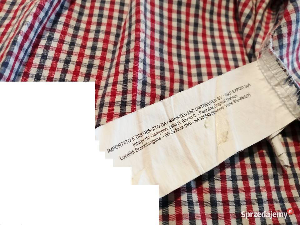 Koszula rozpinana w kratkę krótki rękaw 9298 Czeladź