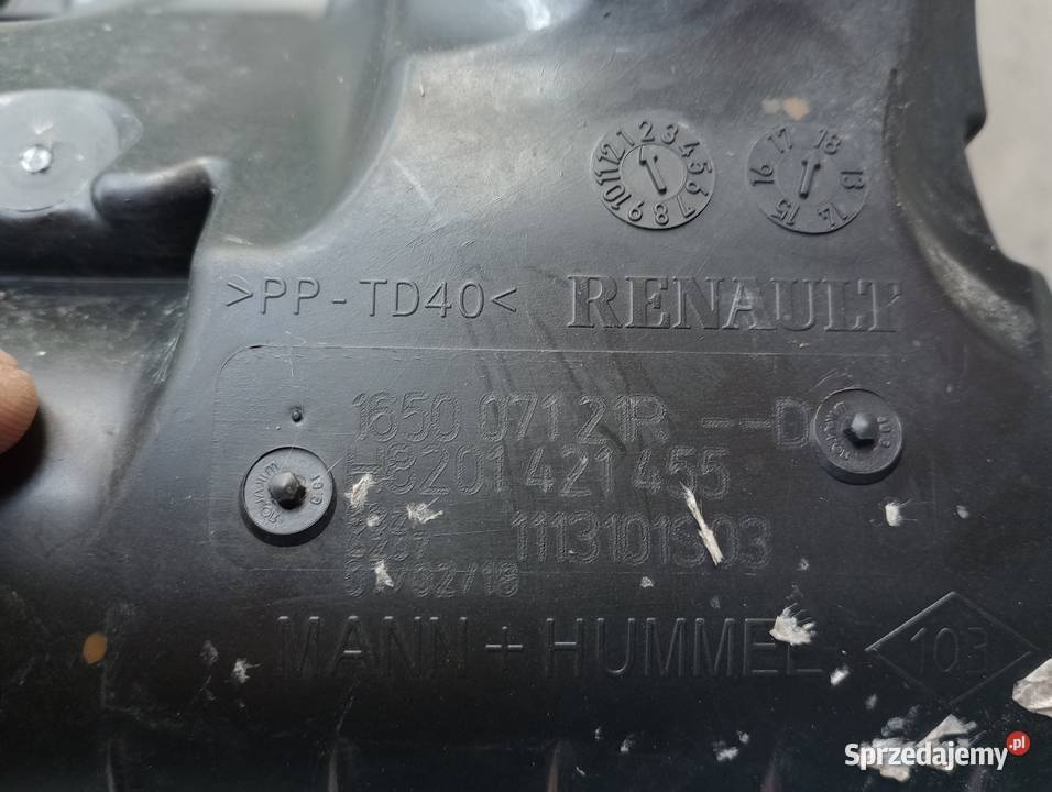 RENAULT SCENIC IV 1TDCI OBUDOWA FILTRA POWIETRZA sprzedam