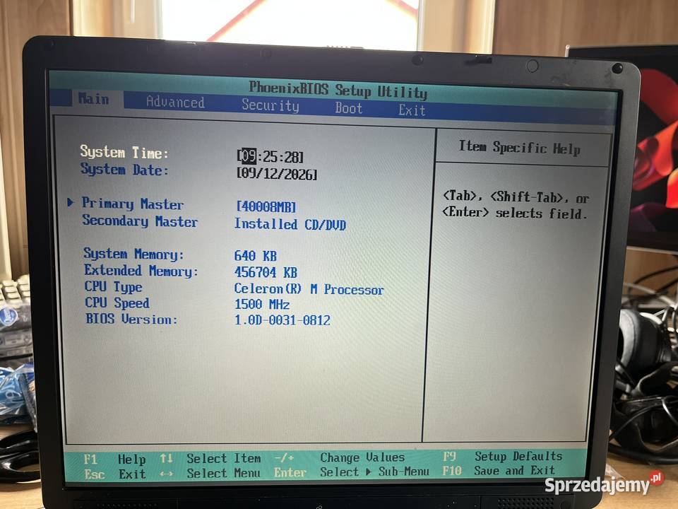 Stary laptop Fujitsu Siemens Amilo Pro V2010 Brzana sprzedam