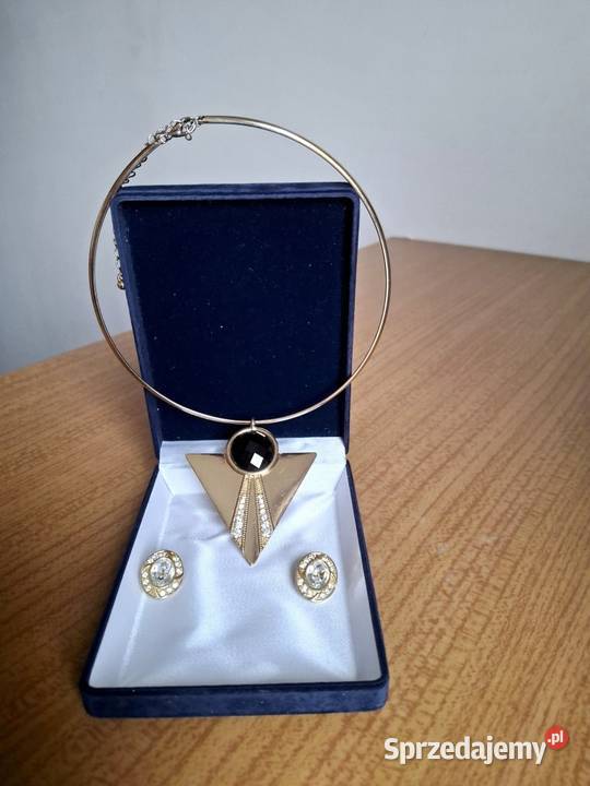 Sprzedam zestaw piękny choker z klipsami w
