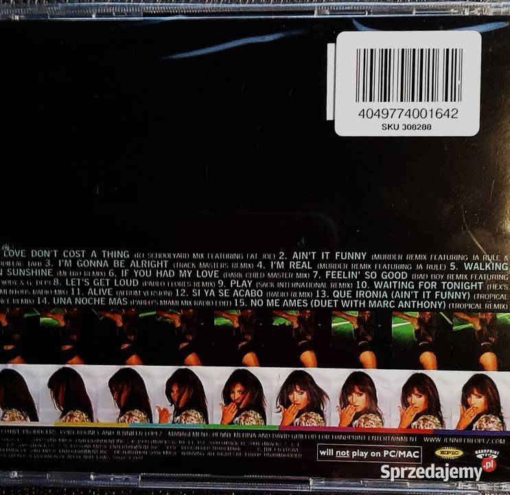 CD Nowa Album CD JENNIFER LOPEZ J To Tha L O The Wrocław sprzedam