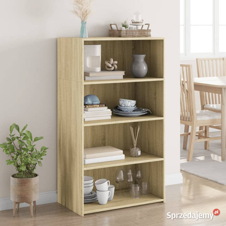 Wysoka szafka dąb sonoma 70x41x124 materiał mazowieckie
