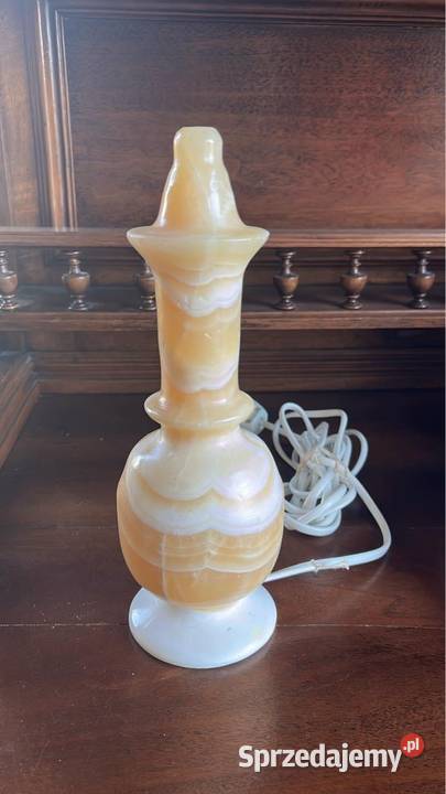 Retro Lampa onyksowa Nietypowa Żarówka została pomorskie Gdańsk