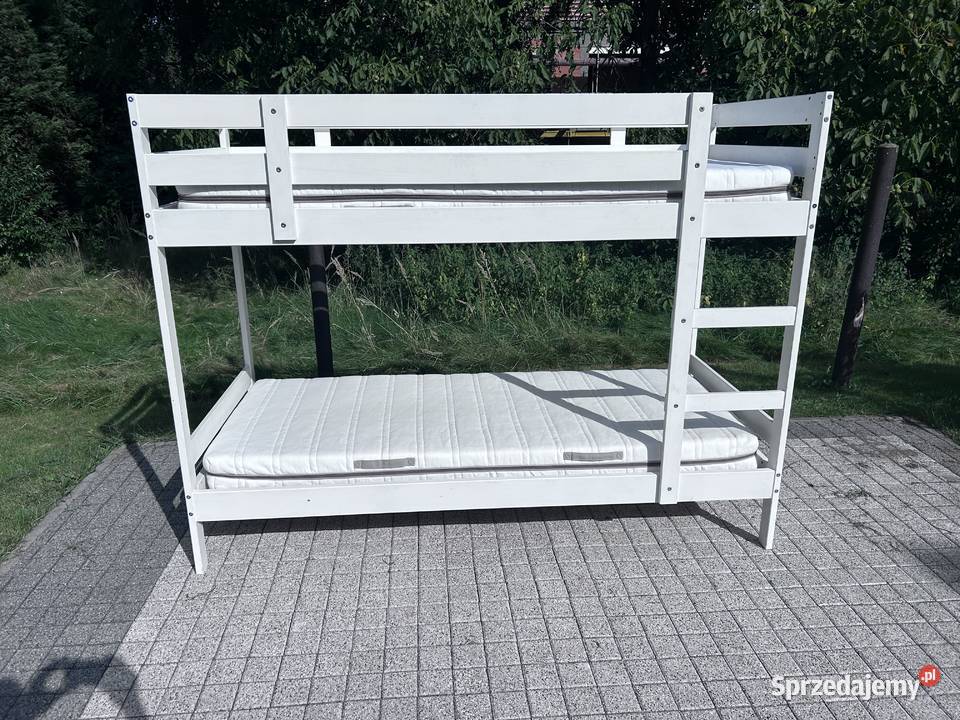 Łóżko piętrowe IKEA Mydal 2 Materace IKEA Malvik Rybnik