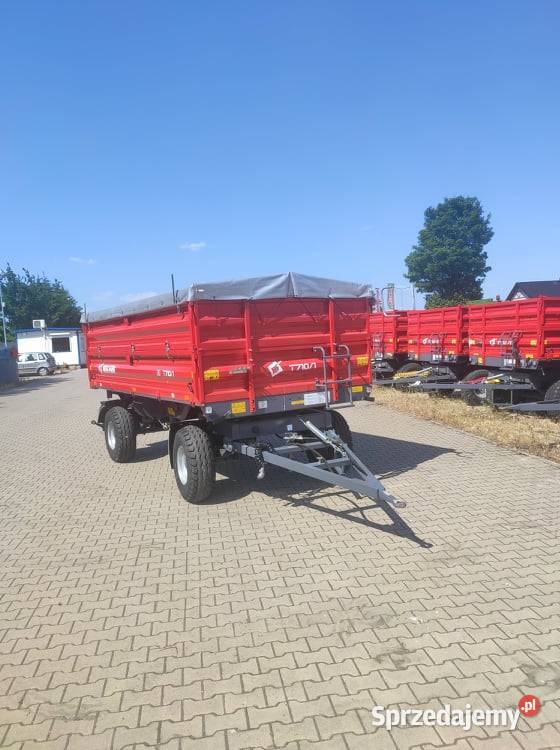 Przyczepa rolnicza dwuosiowa MetalFach 6T Przyczepy rolnicze Kozenin