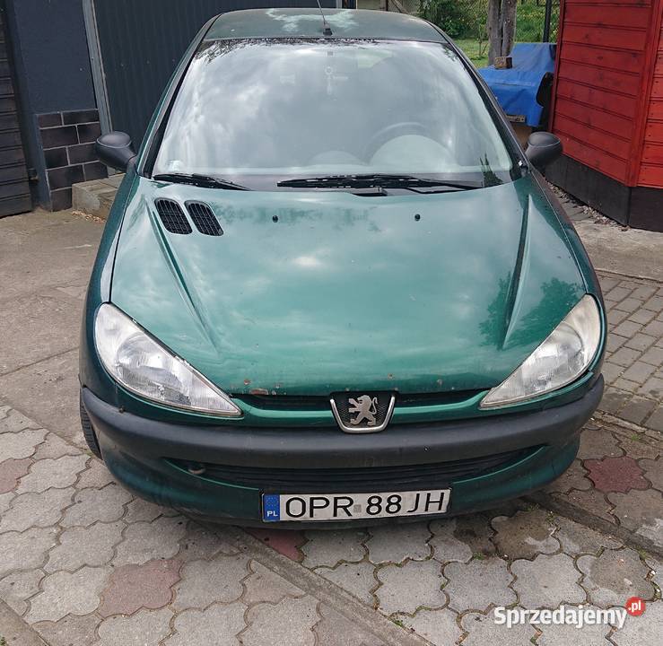 Peugeot 206 11 benzyna 2001 ABS opolskie Niemodlin