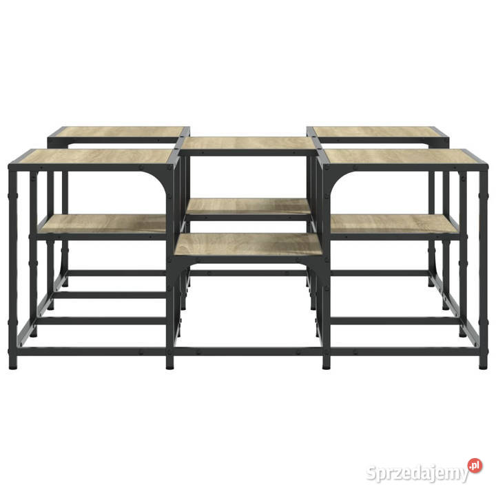 Stolik kawowy kolor dąb sonoma 91x91x40 WM839074 mazowieckie