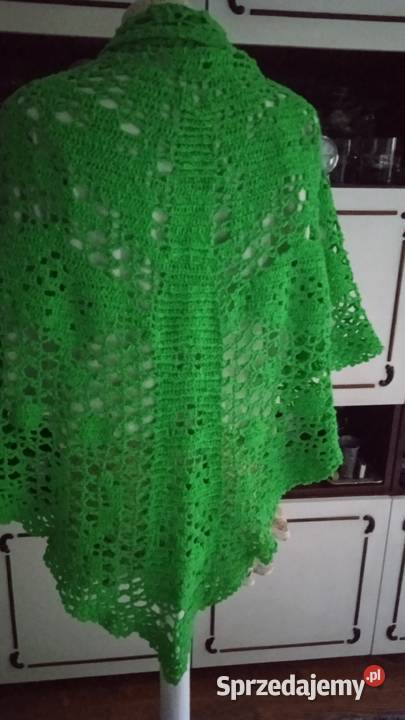 CHUSTA Z BAWEŁNY ZIELONE DRZEWO ŻYCIA Dla kobiet wielkopolskie Piła