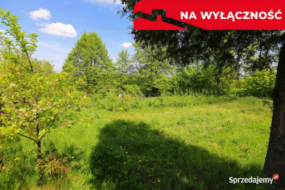 Działka budowlana 820 m2 Zawada