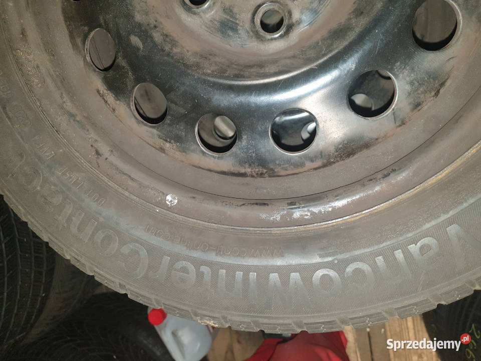 Felgi stalowe VWopony Continental Vanco Winter Dobre Miasto sprzedam