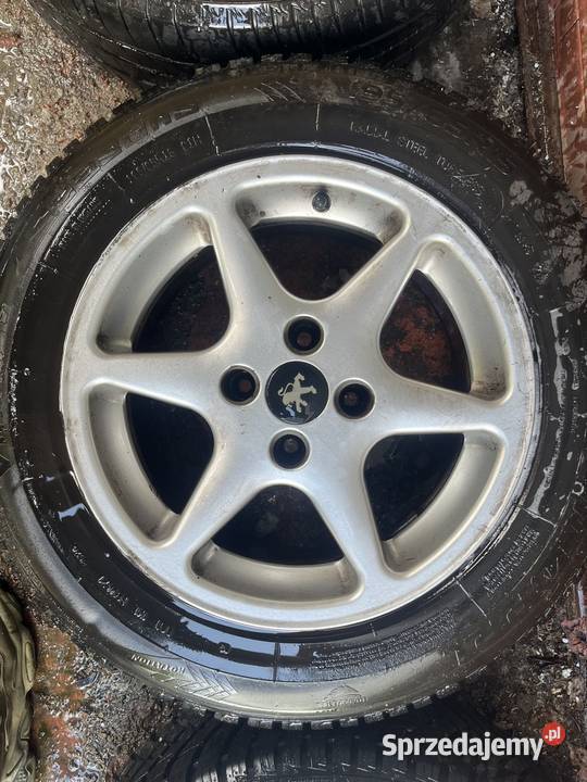 Felgi 15 rozstaw 4x108 2 nowe opony Piotrków Trybunalski