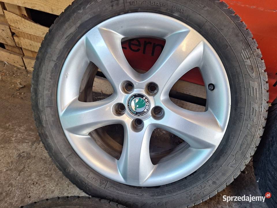 Alufelgi 5x100 15 ET43 SKODA Fabia Praktik Skoda OE kujawsko-pomorskie