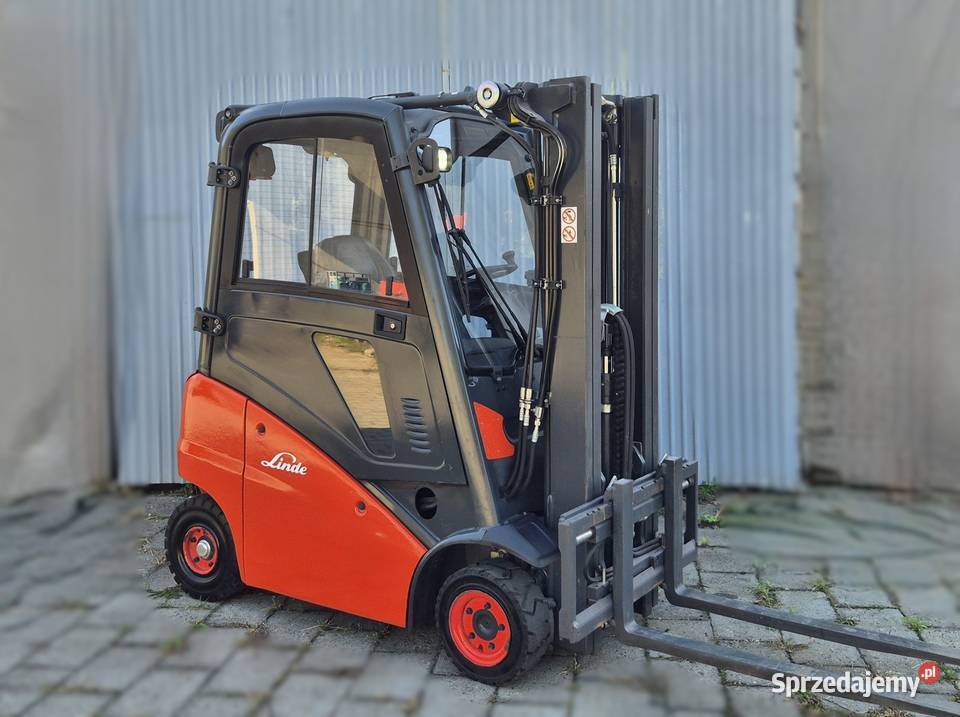 Linde H16 TRIPLEX wolny skok KABINA 4 sekcje śląskie sprzedam