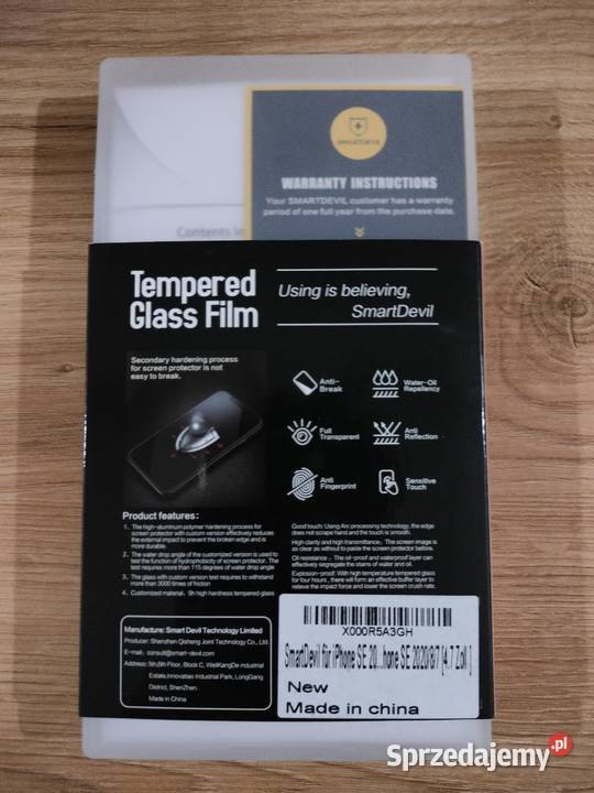 Zestaw ochronny do iPhone SE 20 Olsztyn