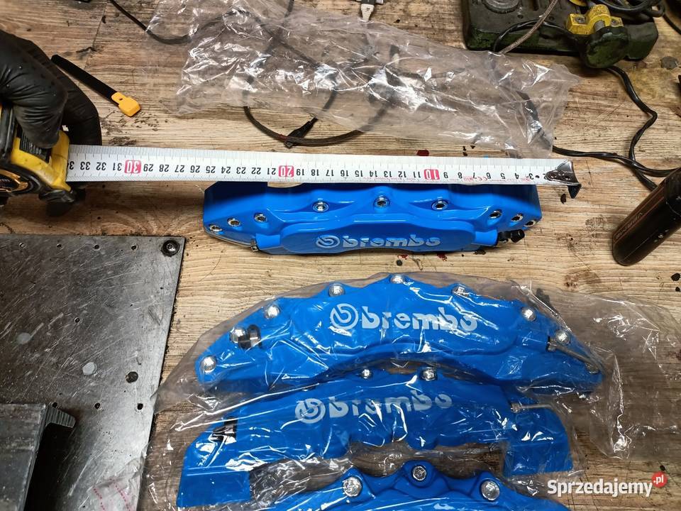 Nakładki na zaciski brembo niebieskie tuning mazowieckie Marki