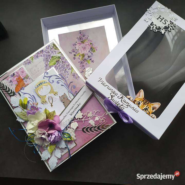 Kartka w pudełku Rękodzieło Konin