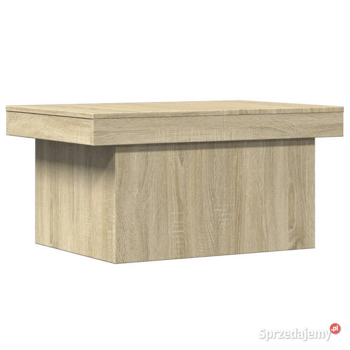 Stolik kawowy dąb sonoma 80x55x40 materiał