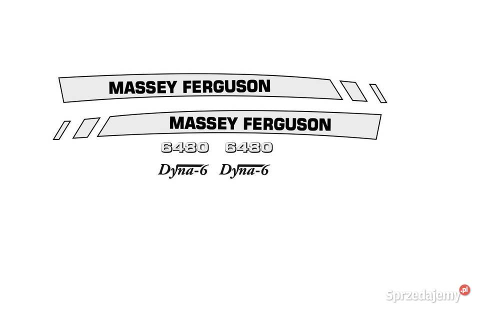 Naklejki Massey Ferguson 6480 i inne modele Bydgoszcz