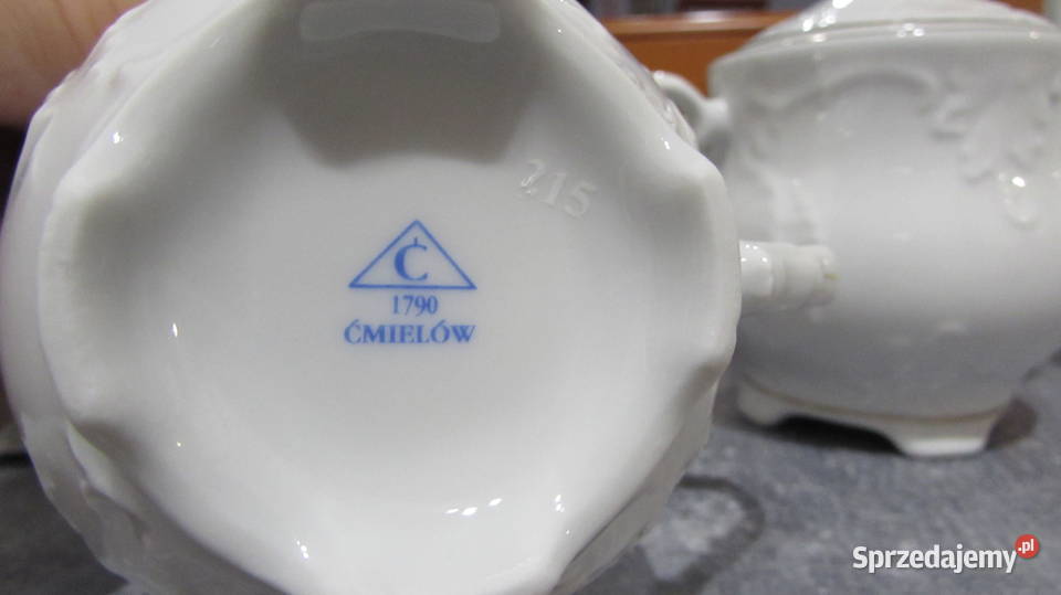 Porcelana Rococo Złota Linia 12 osób Ćmielów małopolskie Kraków
