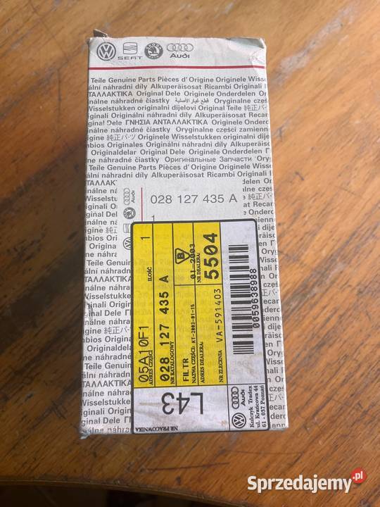 Filtr Filter paliwa VW Audi 046 127 435 B Przeźmierowo