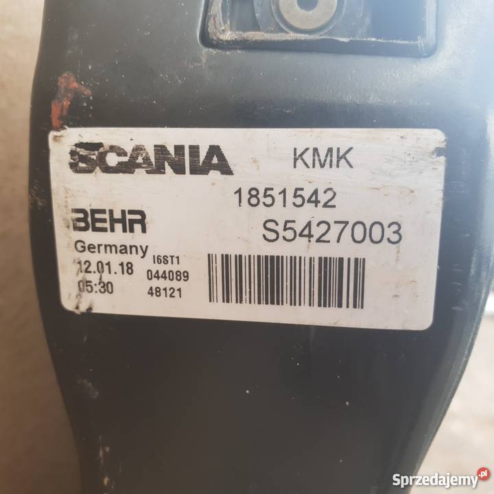SCANIA R CHŁODNICA CIECZY WODY NOWY MODEL Części Bieleń