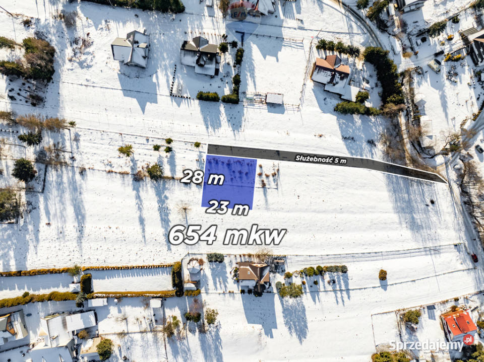 Widokowa Działka budowlana 654 m Nowy Targ