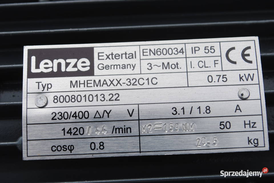 Motoreduktor kołnierzowy 075kw 44obrmin Firmy Kargowa