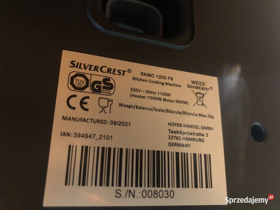 Monsieur Cuisine Connect Trend SilverCrest