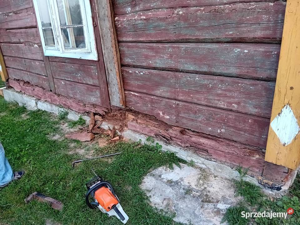 Wymiana podwalin w domach drewnianych przebudowy Tomaszów Lubelski usługi budowlane