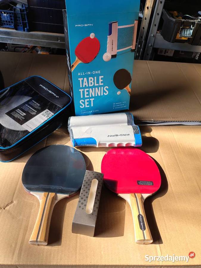PRO SPIN Przenośny zestaw do tenisa stołowego Zawiercie