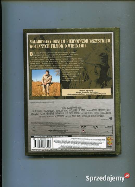 Wielka Kolekcja Wojenna Zielone berety Film DVD Filmy Szczecin