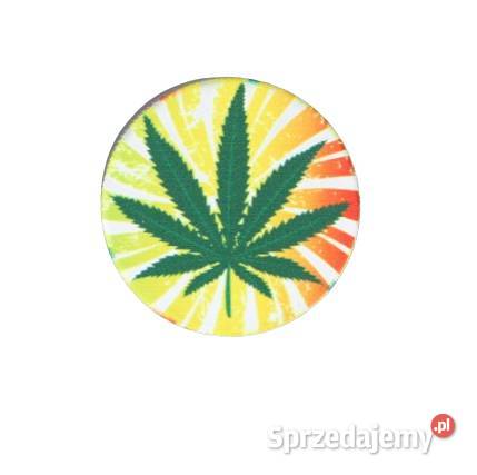 Młynek do Tytoniu z Zielonym Liściem Marihuany