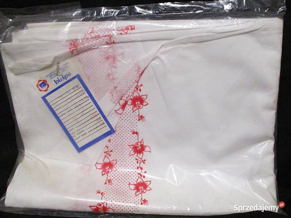 Prześcieradło Bawełna 140210 Nowe PRL 1987 r mazowieckie Nieporęt sprzedam