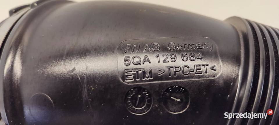 VW TAYRON RURA DOLOT POWIETRZA 15 ETSI 5QA129684 Przewody powietrza sprzedam