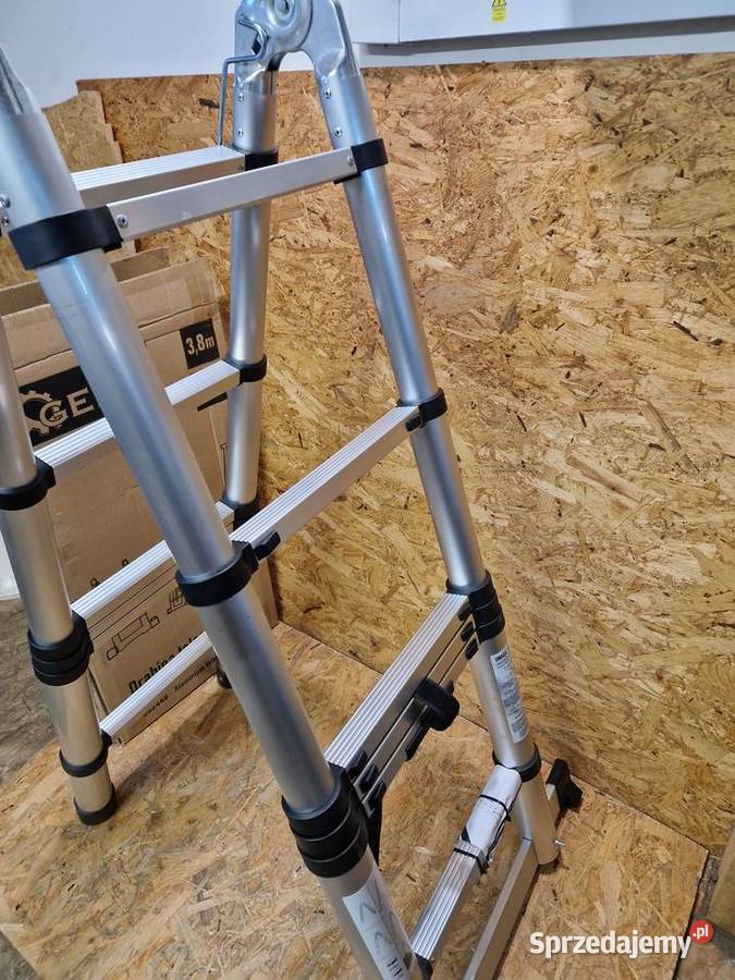 Drabina teleskopowa aluminiowa przegubowa 38m Głogowa