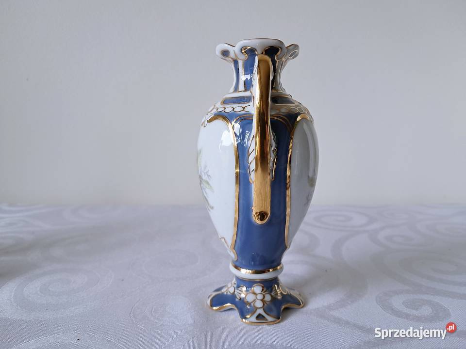 Porcelanowy wazonikamfora Royal dux Bohemia Strzelce Krajeńskie