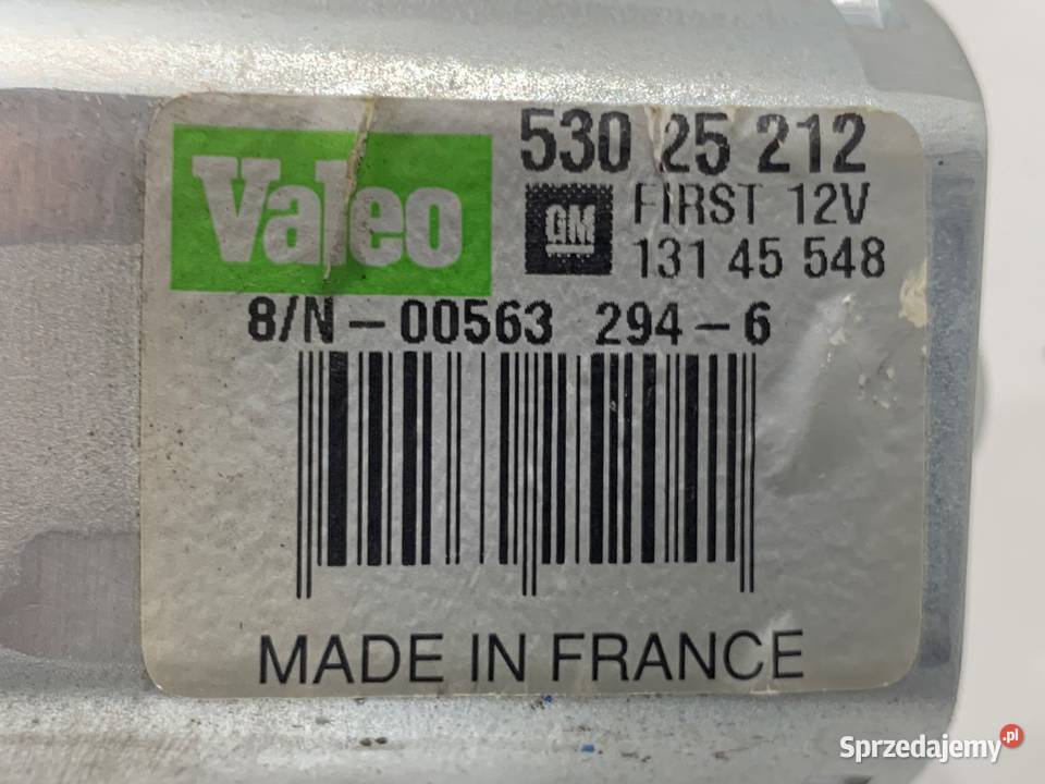 SILNIK WYCIERACZEK TYŁ OPEL ZAFIRA B 13145548 sprzedam