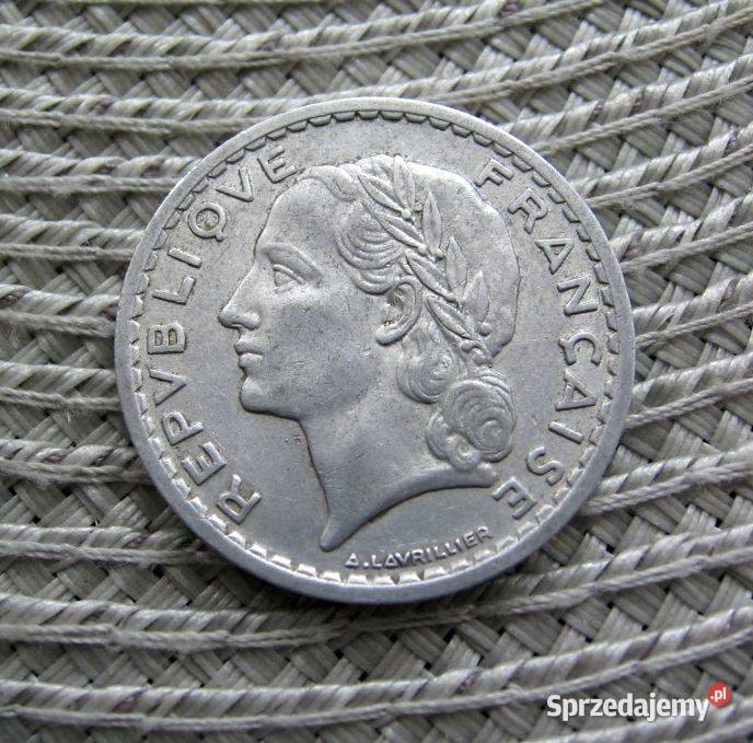 Francja 5 Franków 1947r Kalisz