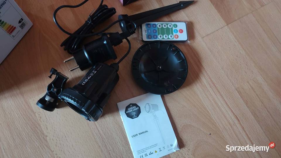 projektor laserowy do ogrodu RGB święta Książ Wielkopolski sprzedam